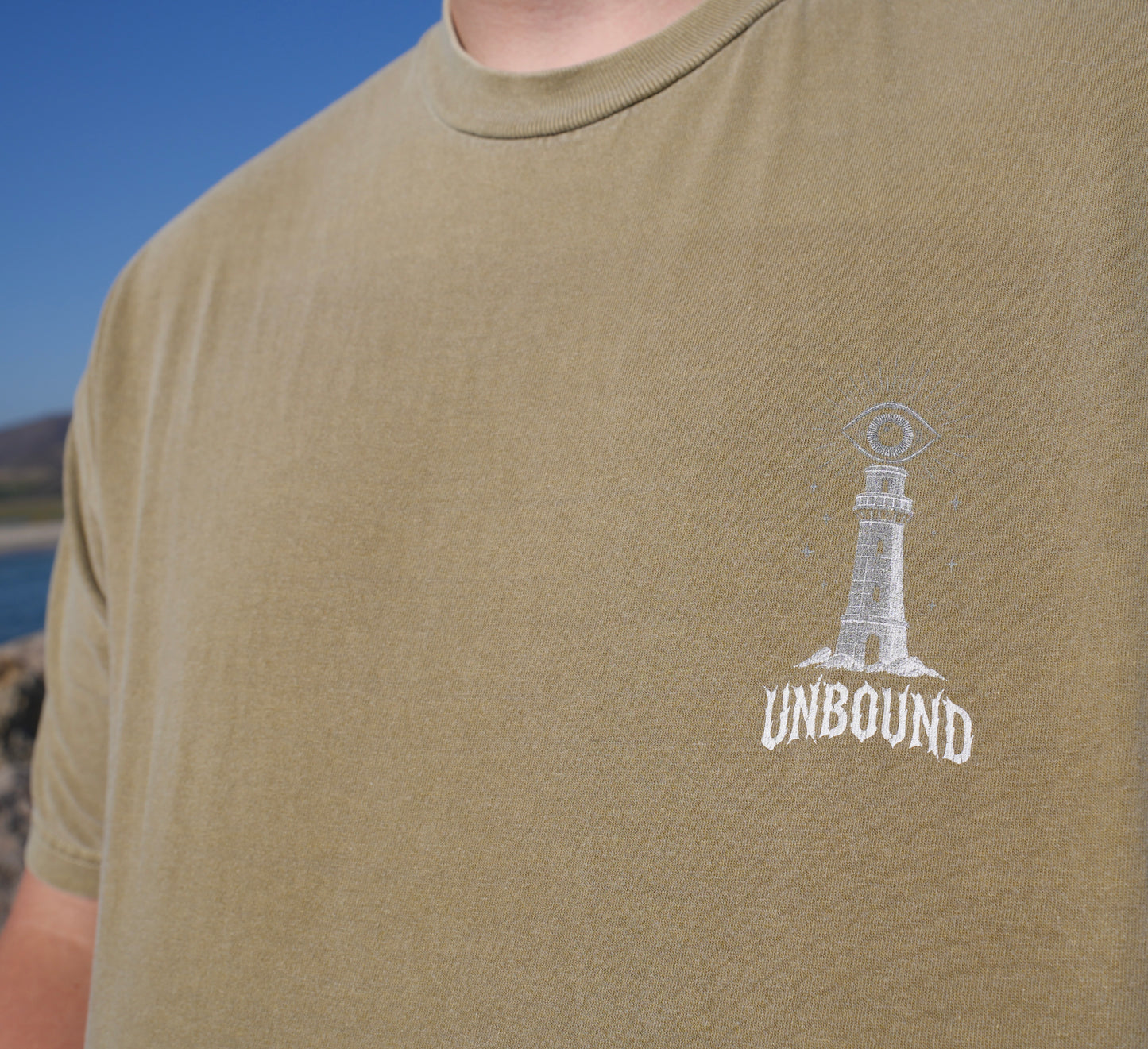 "Don't Kill the Messenger" Unbound Garment Dyed Tee