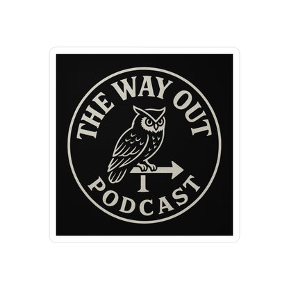 TheWayOut Podcast Vinyl Sticker