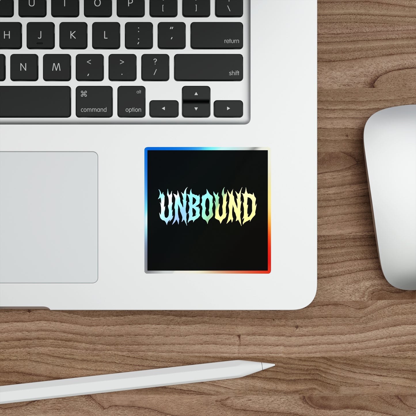 Unbound Holographic Stickers