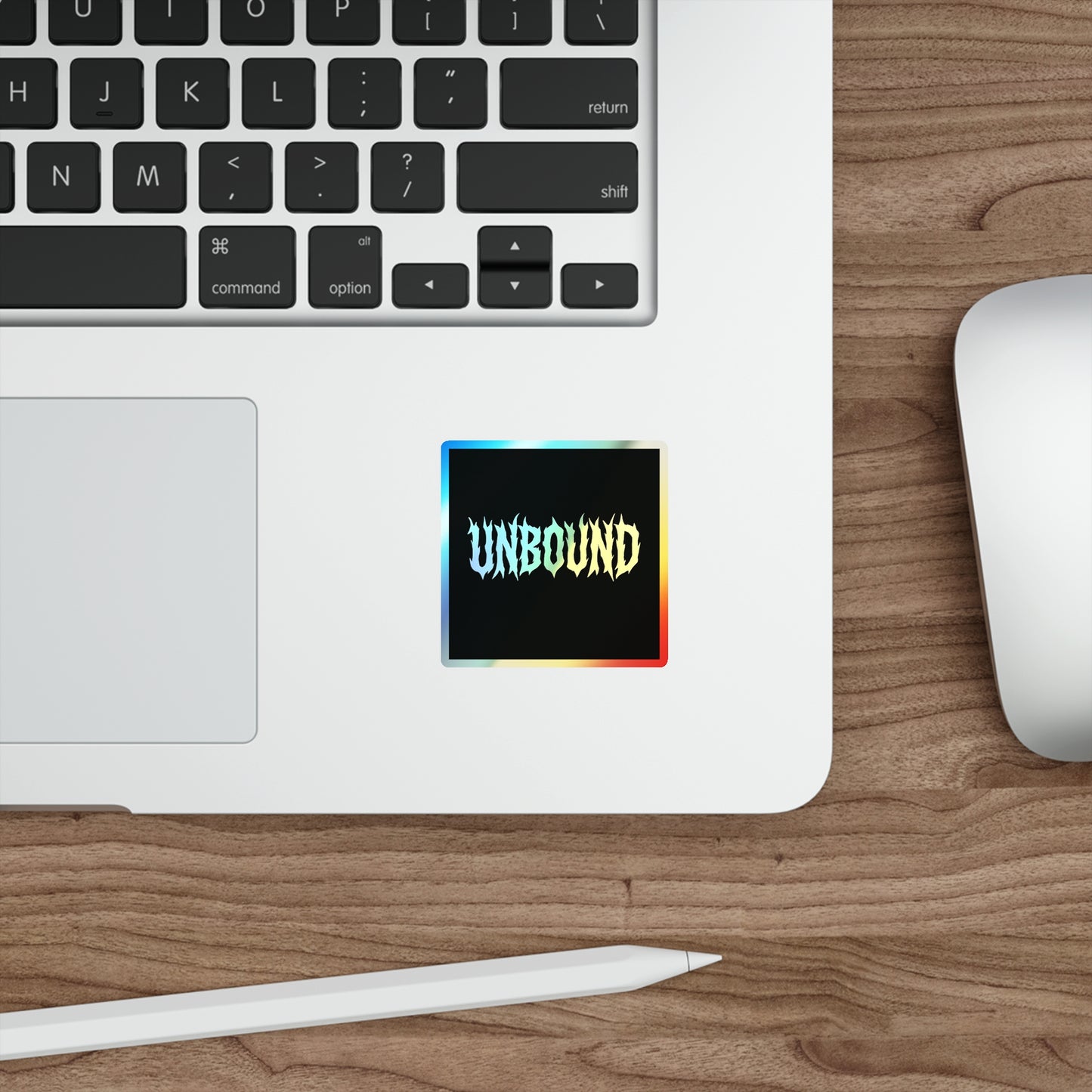 Unbound Holographic Stickers
