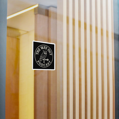 TheWayOut Podcast Vinyl Sticker