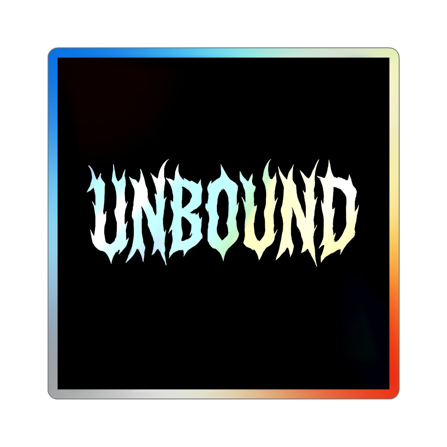 Unbound Holographic Stickers
